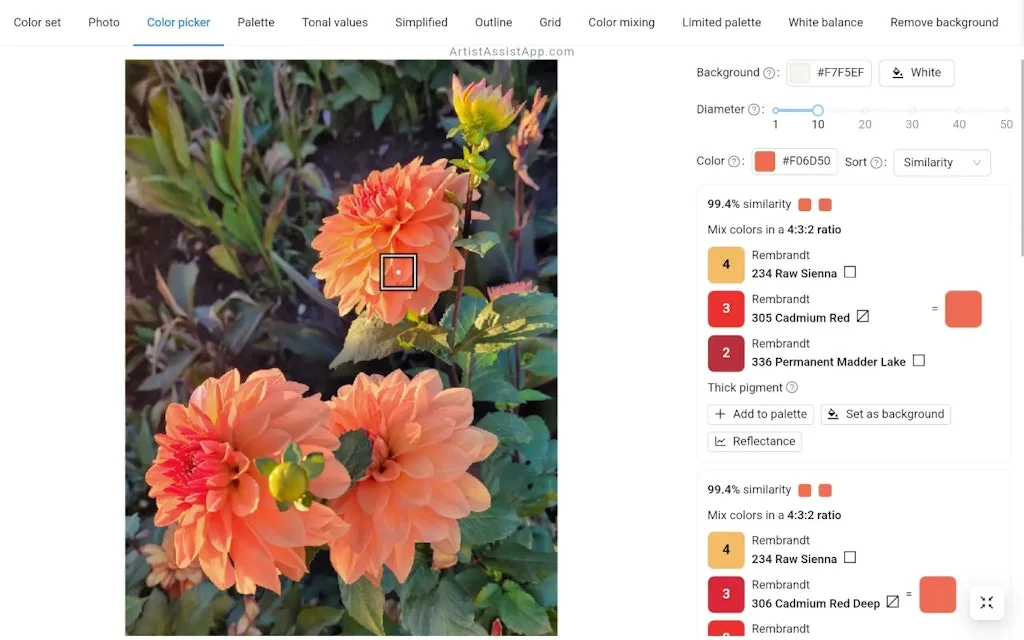 ArtistAssistApp screenshot 1 of 3