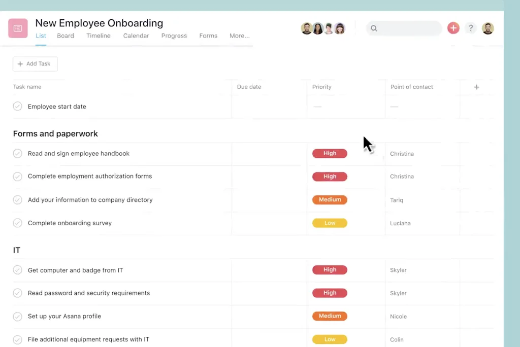 Asana screenshot 3 of 4