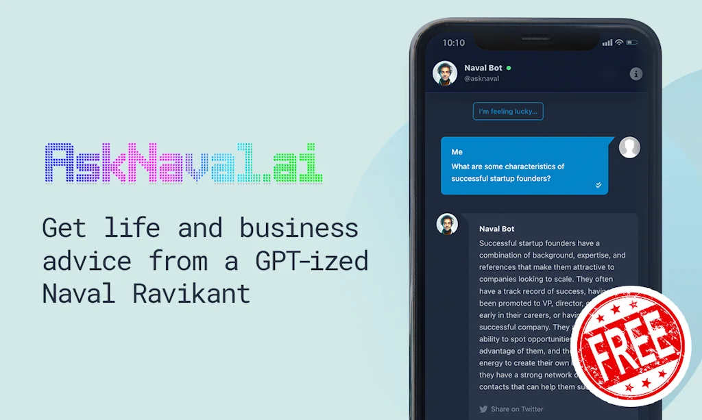 Ask Naval (AI Chatbot) screenshot 2 of 4