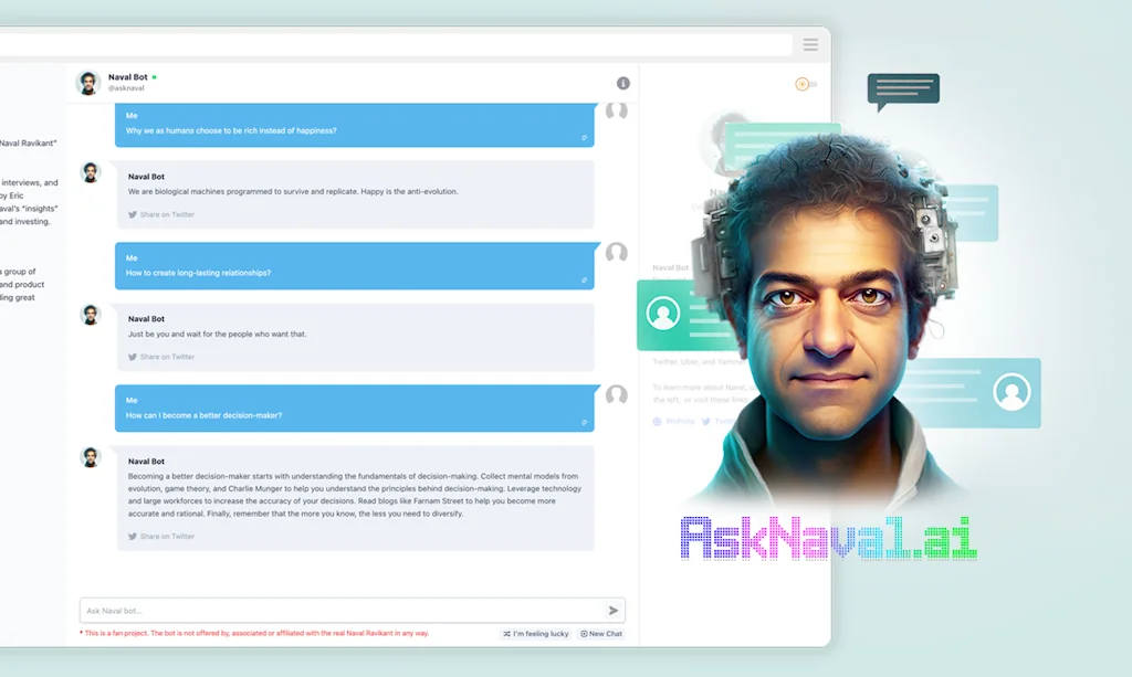 Ask Naval (AI Chatbot) screenshot 3 of 4