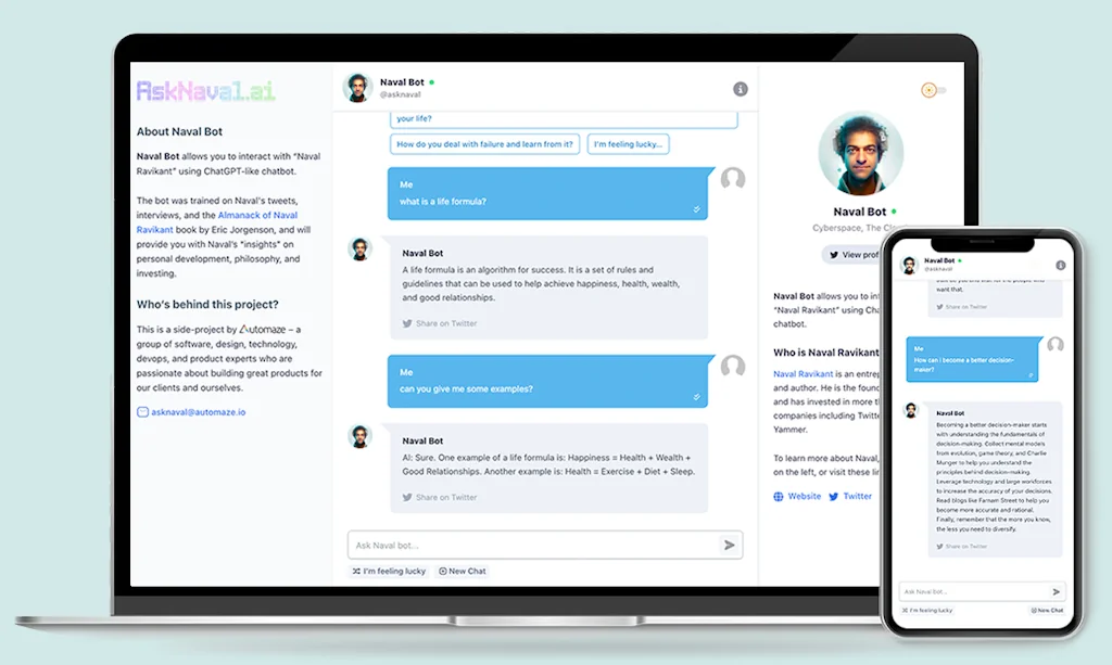 Ask Naval (AI Chatbot) screenshot 4 of 4
