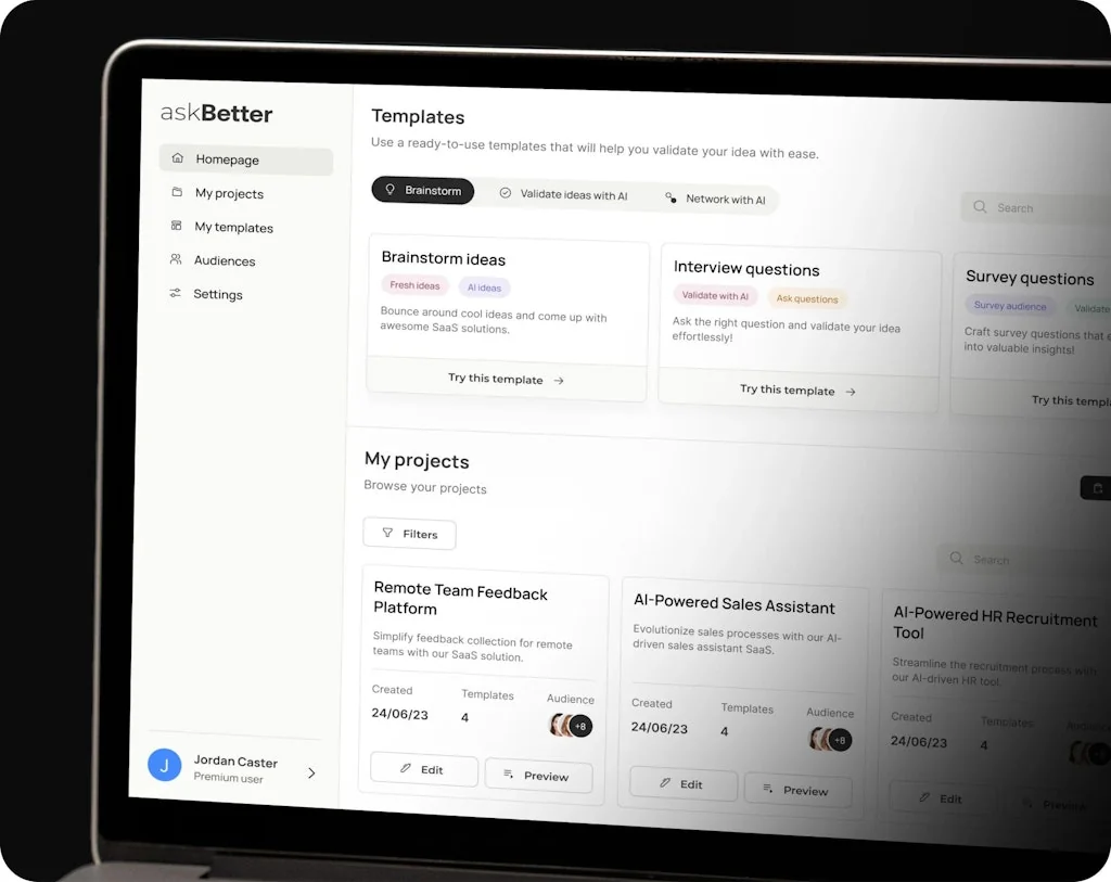 AskBetter - Validate with AI. screenshot 1 of 4