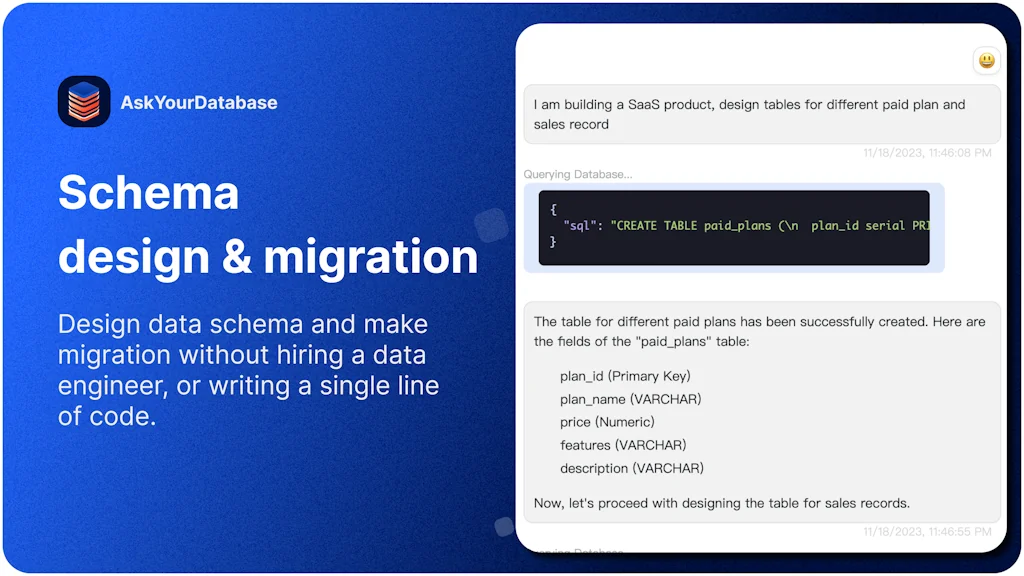 AskYourDatabase Desktop screenshot 4 of 8