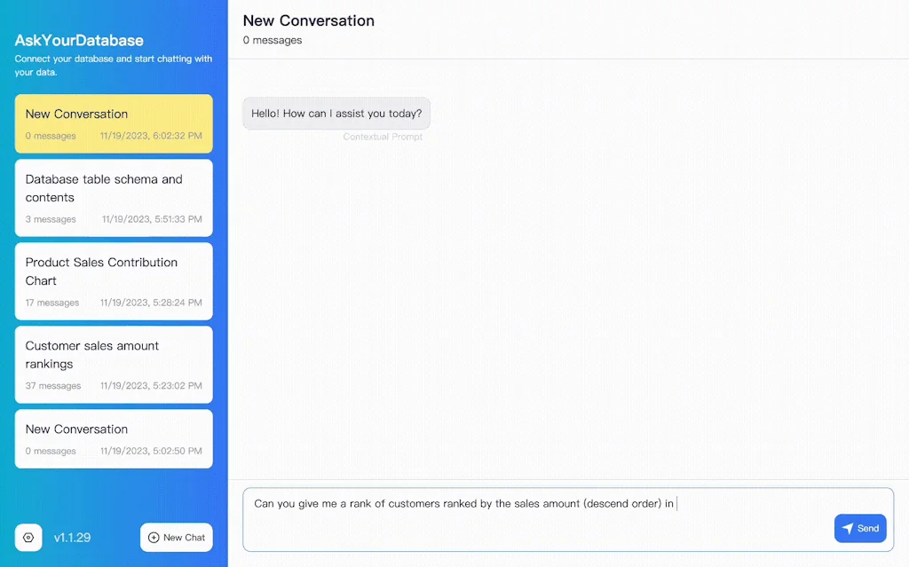 AskYourDatabase Desktop screenshot 8 of 8