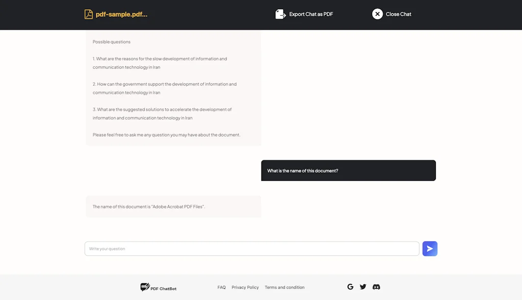 AskYourPdf screenshot 3 of 3