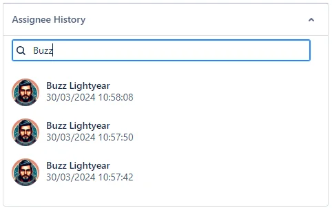 Assignee History for JIRA Cloud screenshot 2 of 2