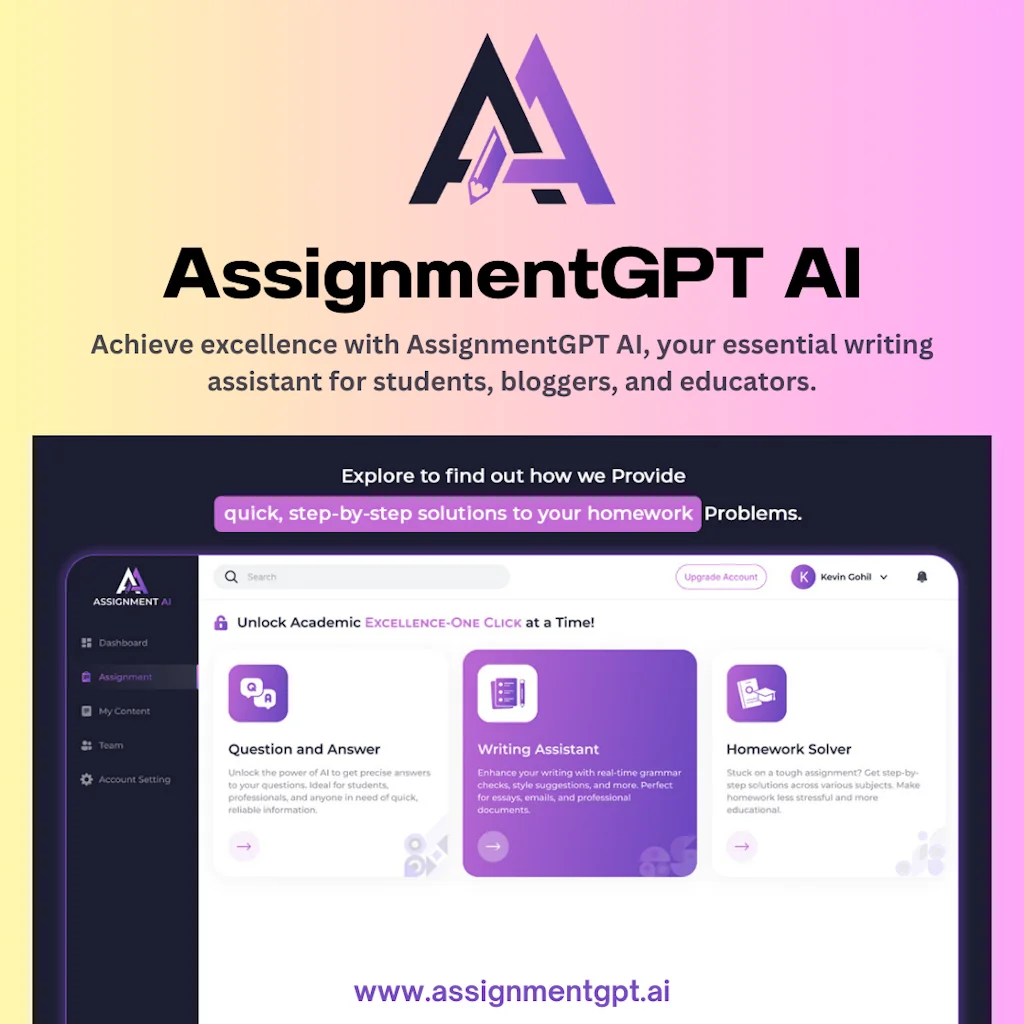 AssignmentGPT AI - Writing Assistant screenshot 5 of 6