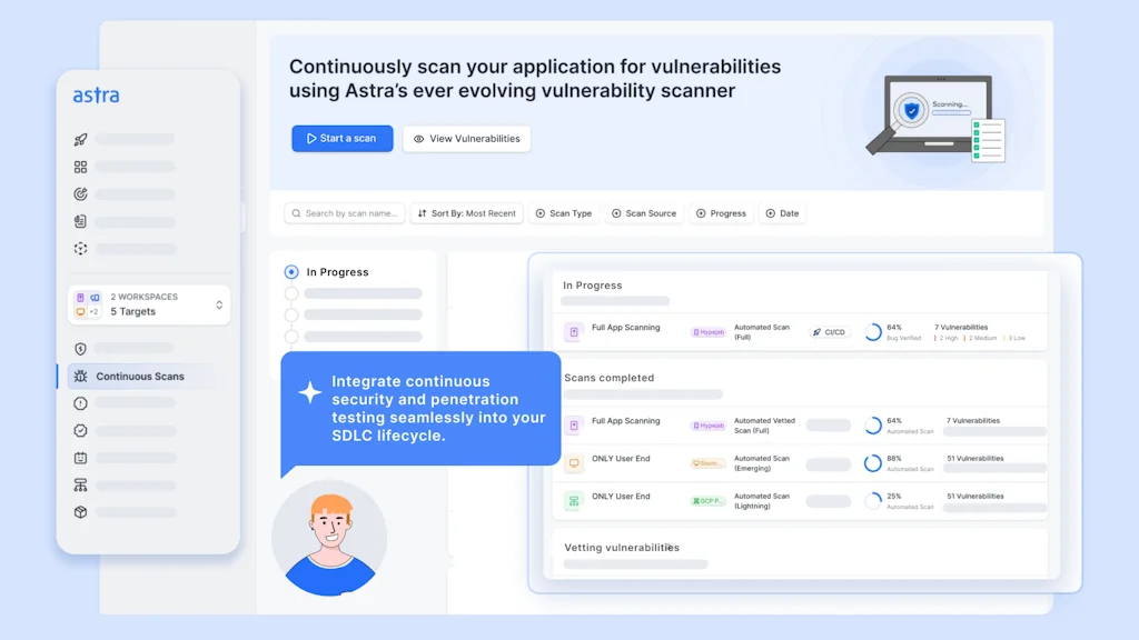 Astra Security screenshot 1 of 3