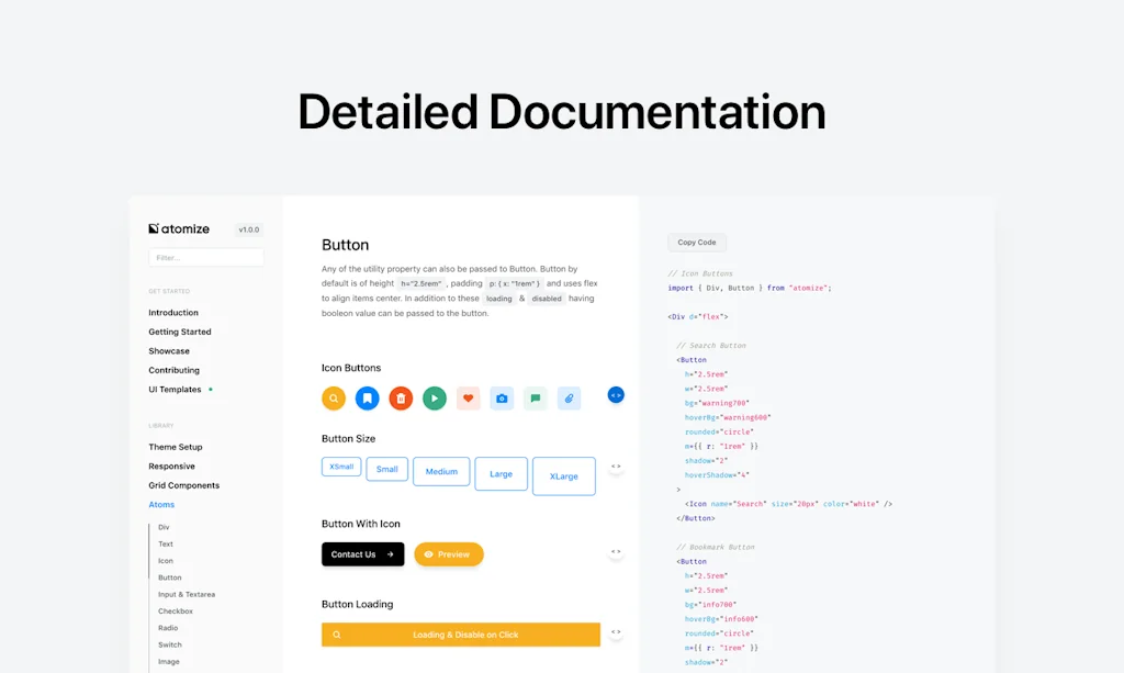 Atomize React screenshot 3 of 5