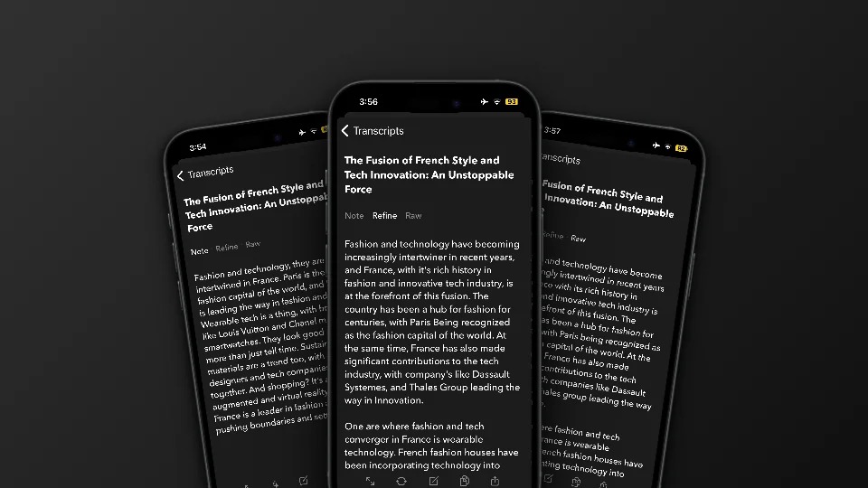 Audio Writer iOS screenshot 1 of 8
