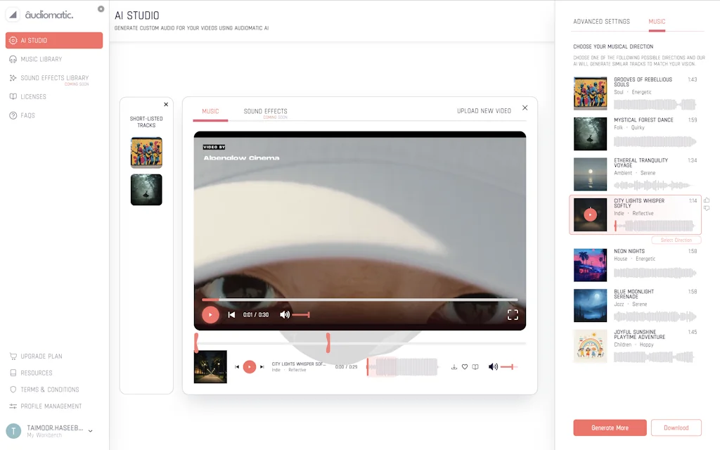 audiomatic.io screenshot 1 of 3