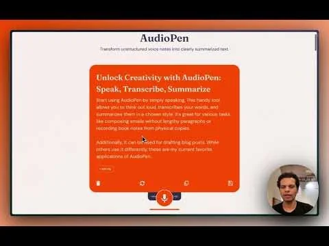 AudioPen screenshot 1 of 7