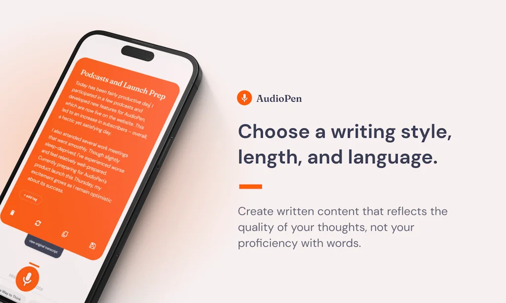 AudioPen screenshot 5 of 7
