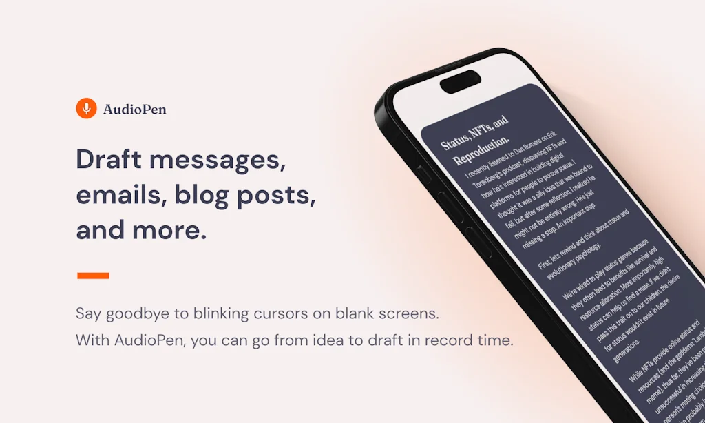 AudioPen screenshot 6 of 7