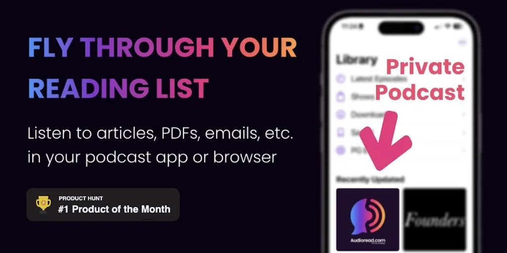 Audioread (formerly Audiblogs) screenshot 3 of 3
