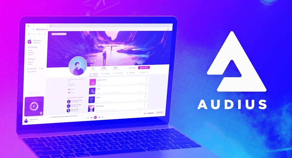 Audius screenshot 1 of 3