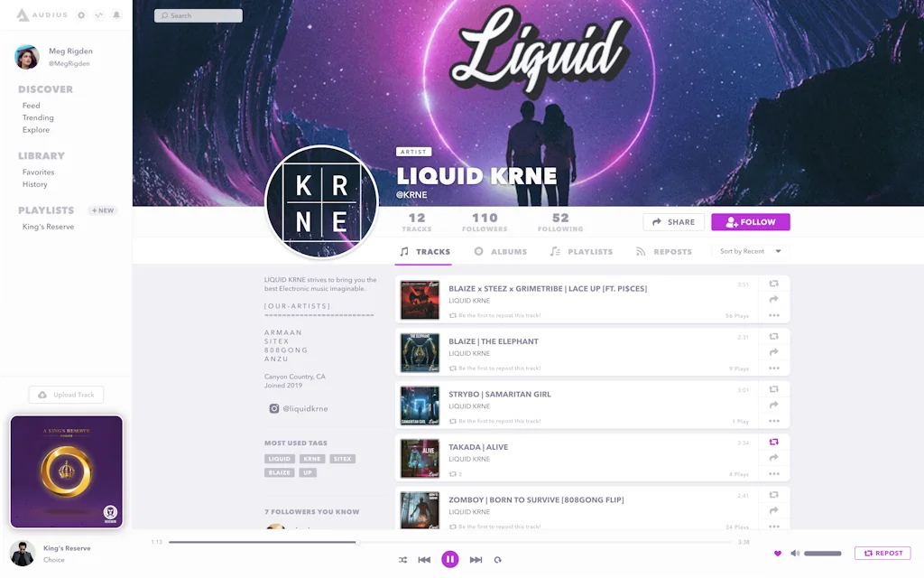 Audius screenshot 3 of 3