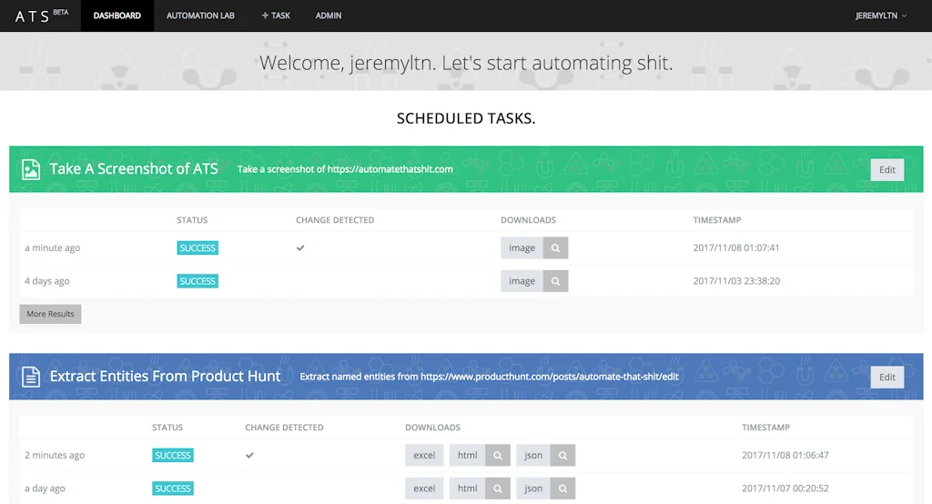 Automate That Shit screenshot 6 of 6