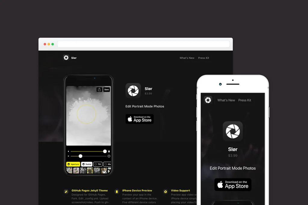 Automatic App Landing Page screenshot 1 of 2