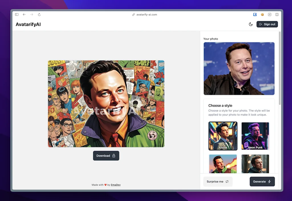 Avatarify AI screenshot 1 of 7