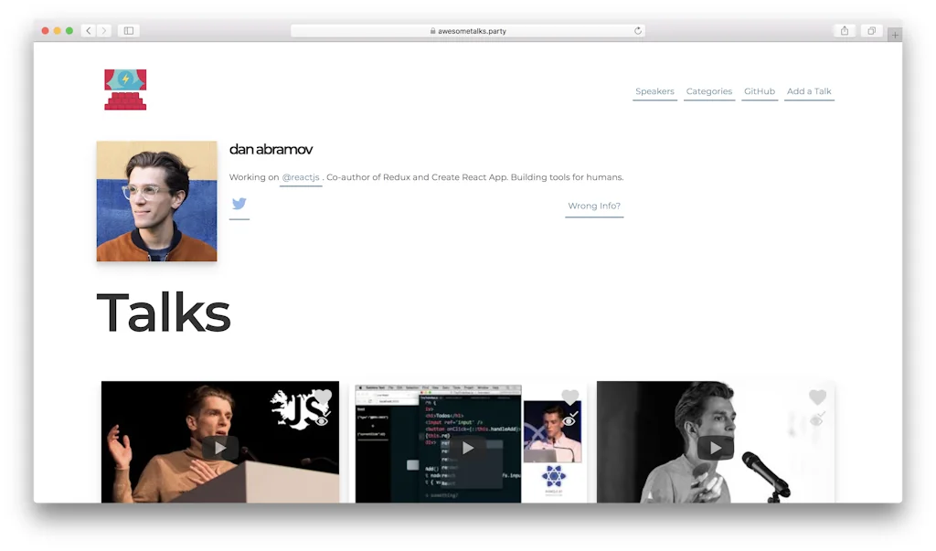 Awesome Talks screenshot 2 of 5