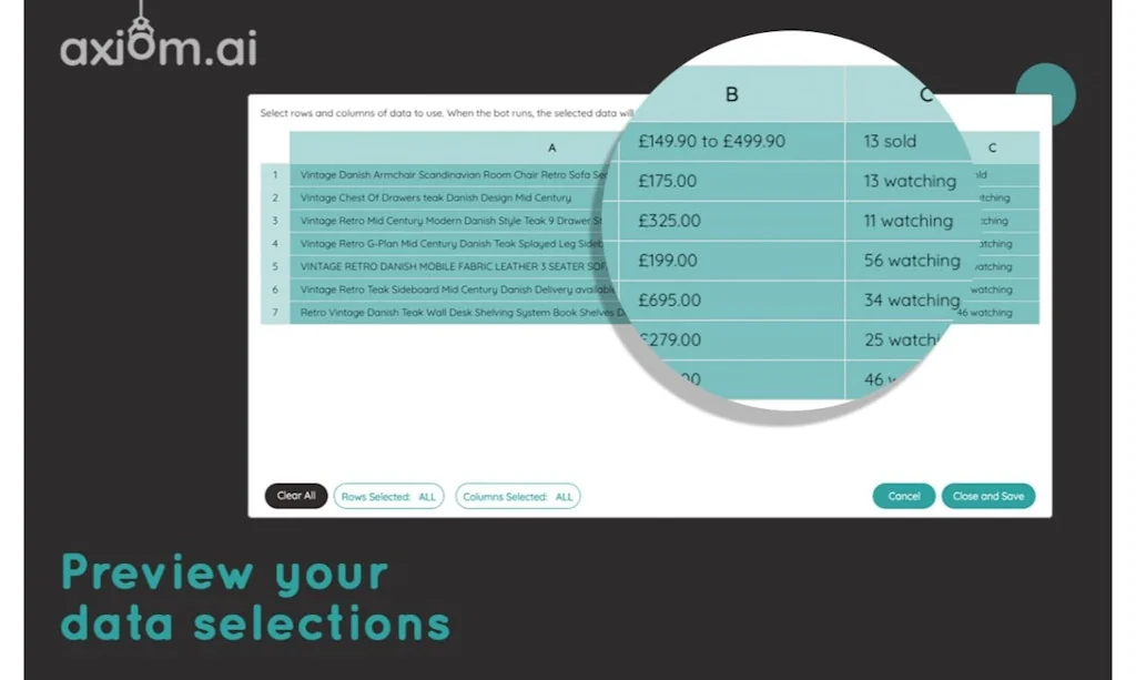 Axiom screenshot 5 of 5