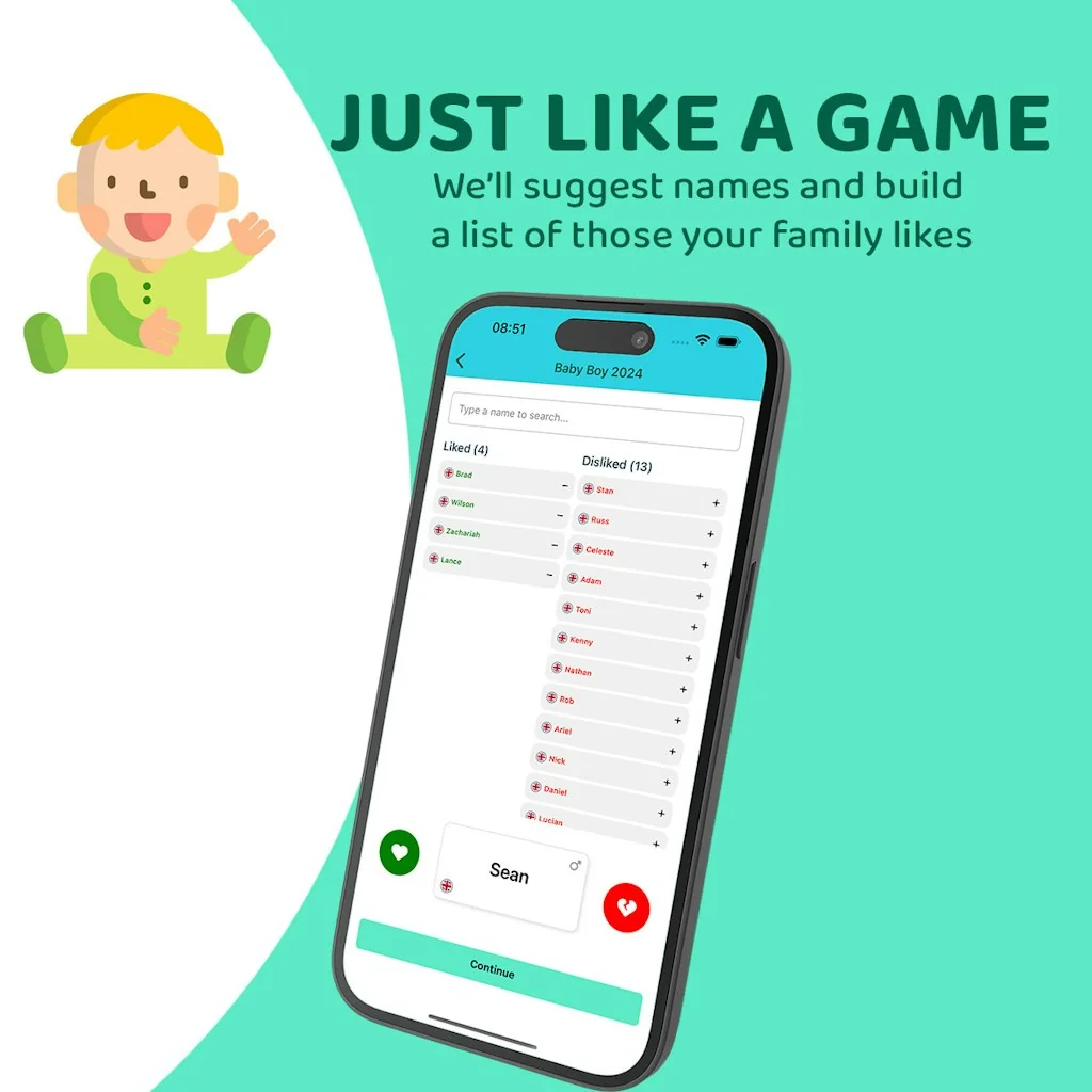 BabyTrove - baby name app screenshot 2 of 5