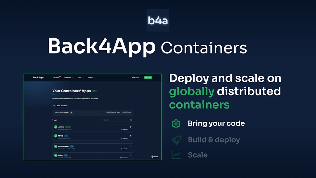 Back4app screenshot 3 of 3