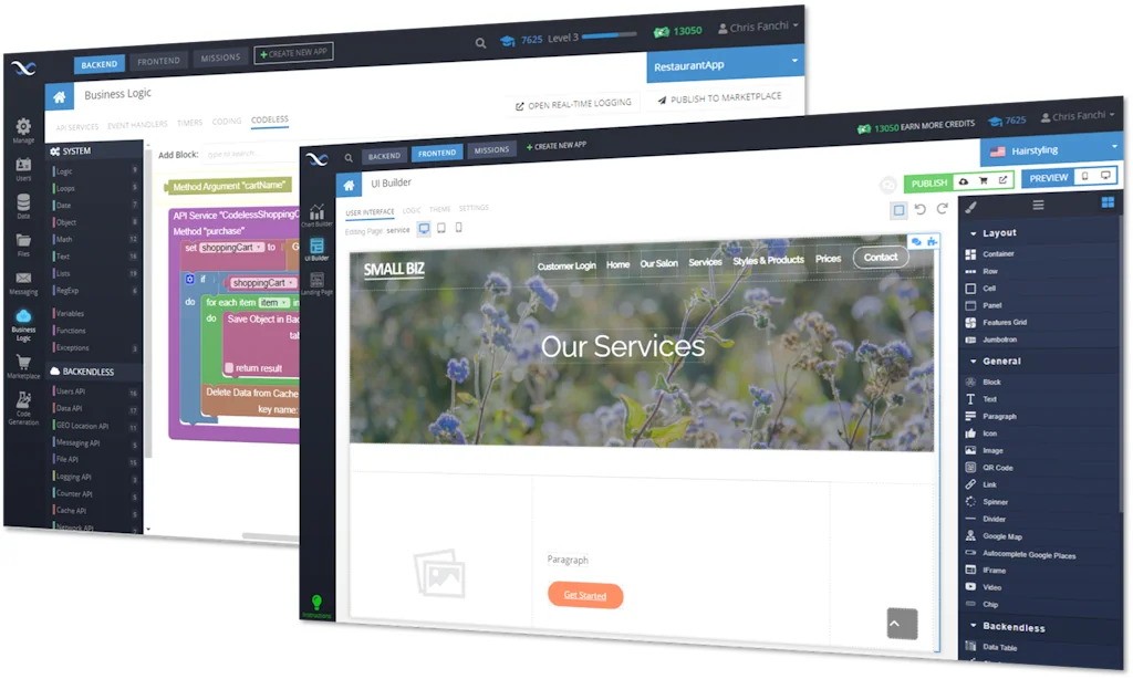 Backendless screenshot 1 of 3