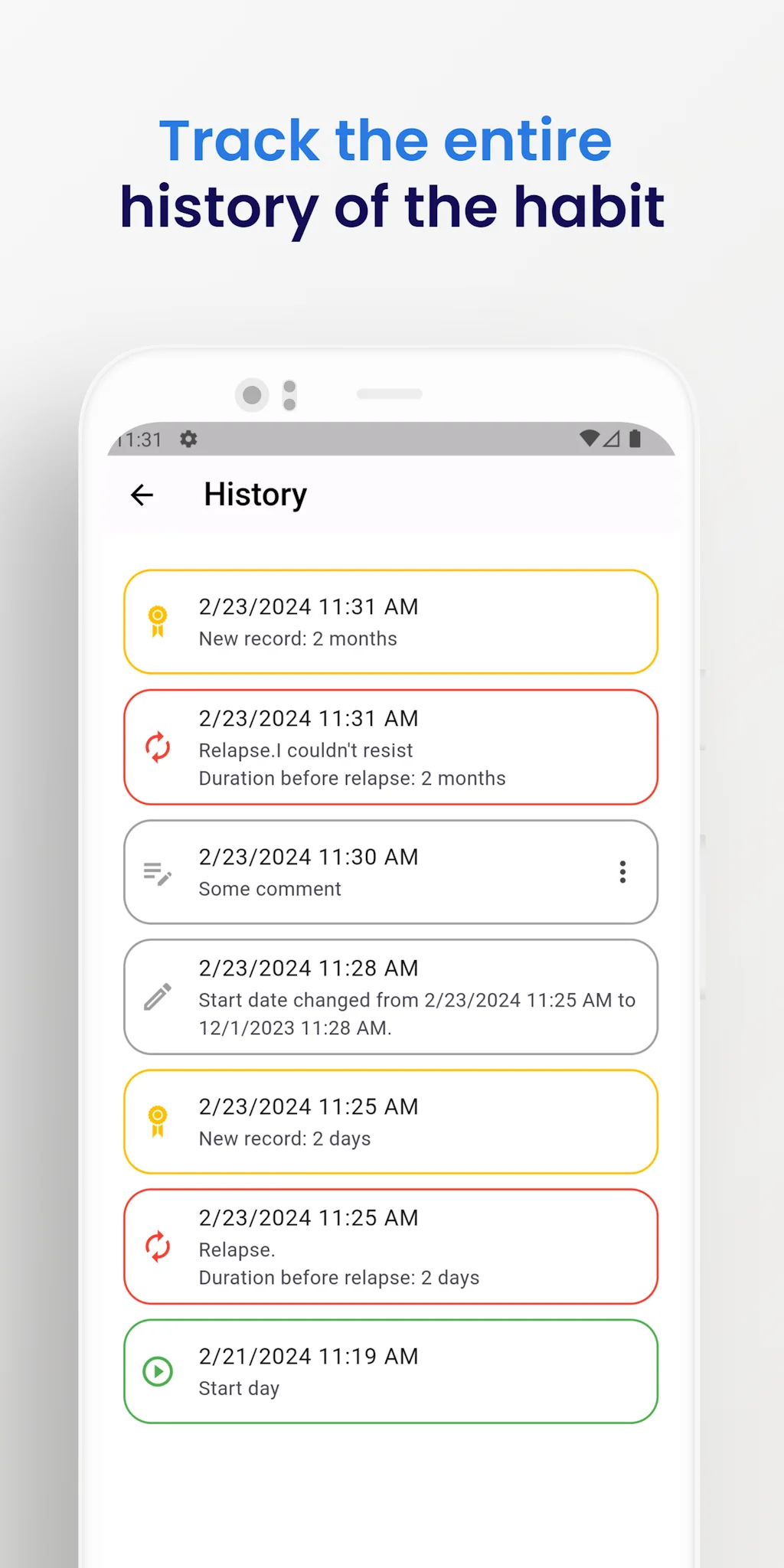 Bad habits and addictions screenshot 3 of 7