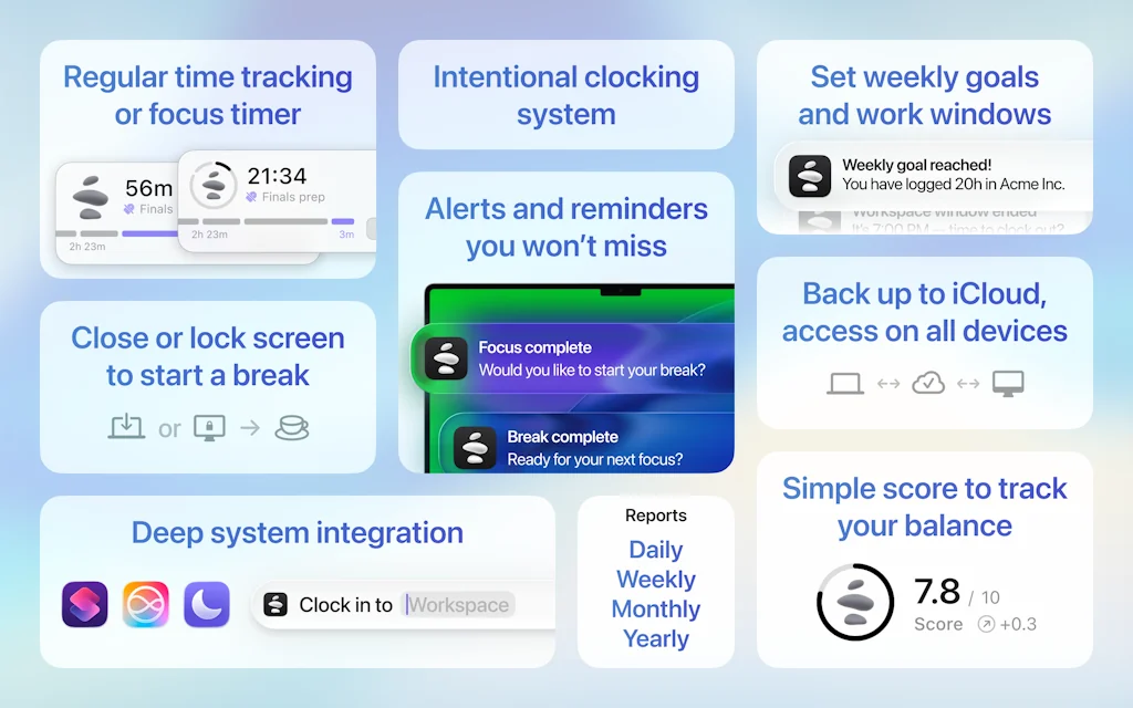 Balance: Mindful time tracking screenshot 2 of 3