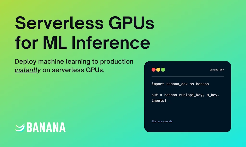 Banana.dev screenshot 2 of 6