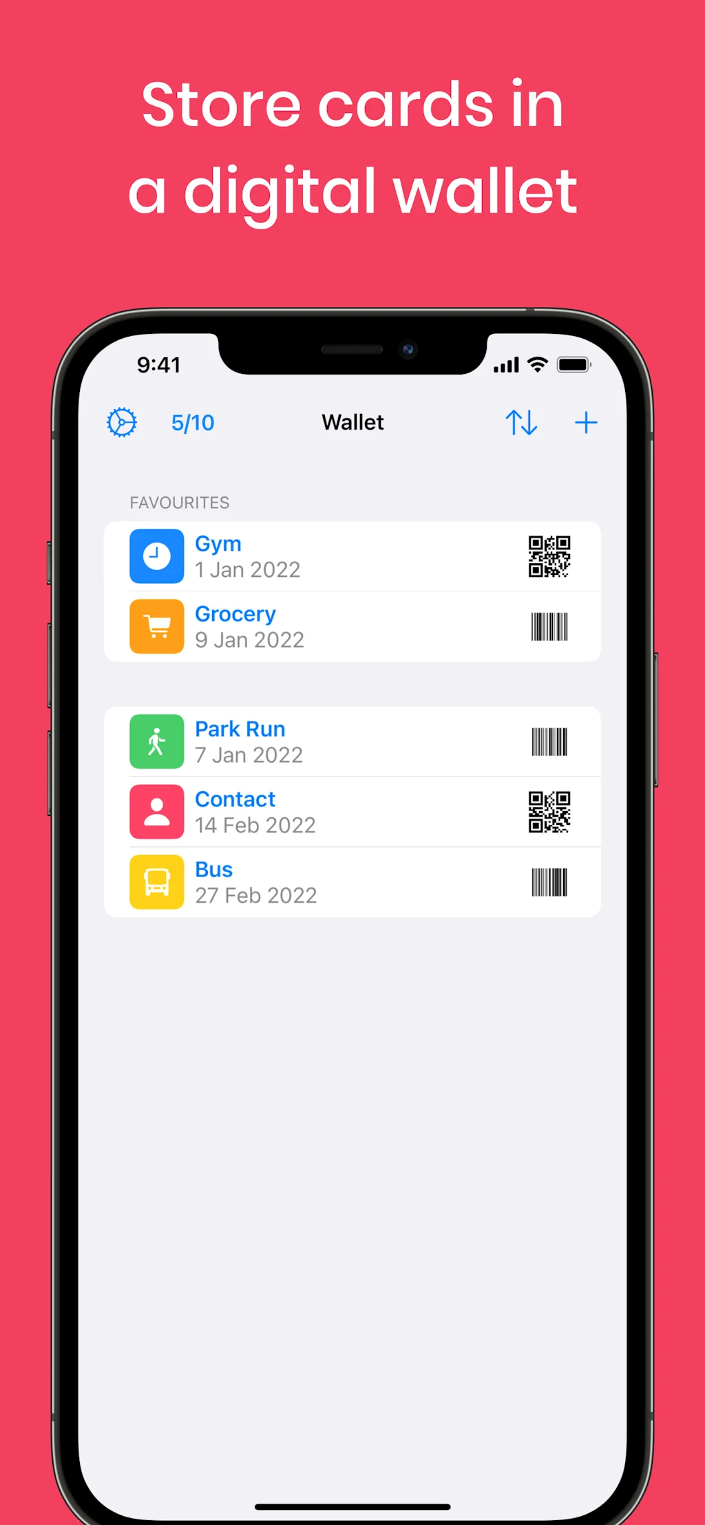 Barcodes - store all your loyalty cards screenshot 4 of 5