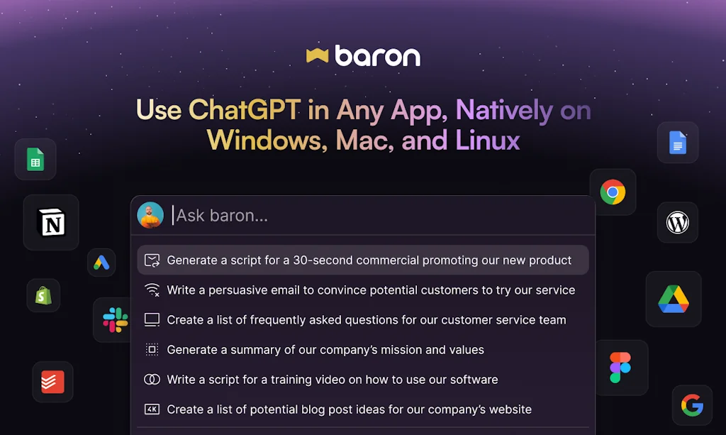 Baron AI screenshot 2 of 4