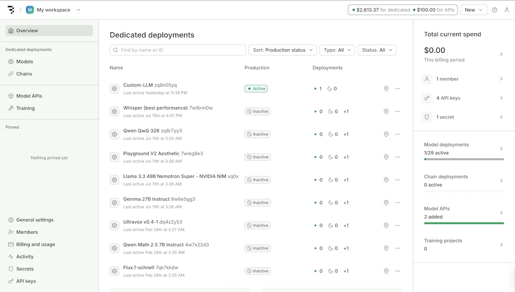 Baseten screenshot 2 of 2