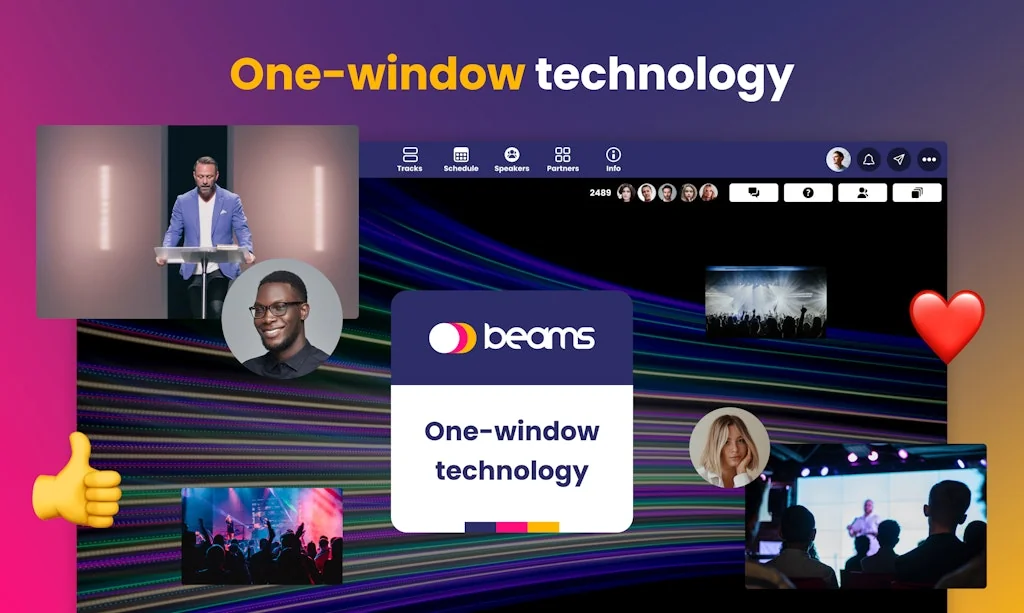 Beams Virtual Event Platform screenshot 3 of 12