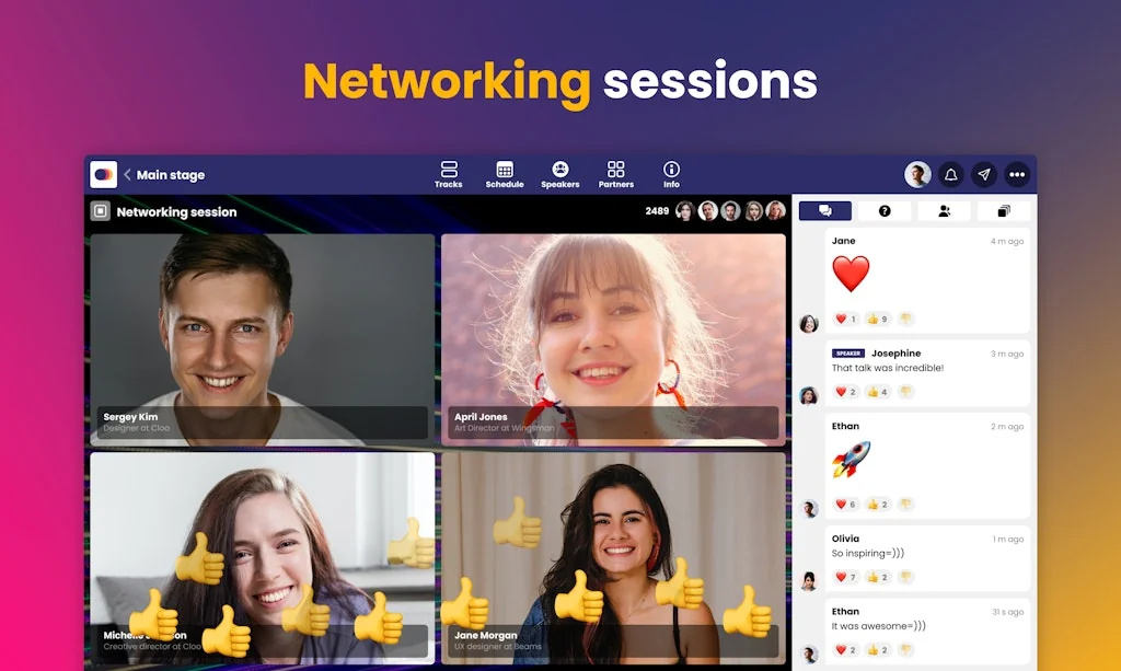 Beams Virtual Event Platform screenshot 6 of 12