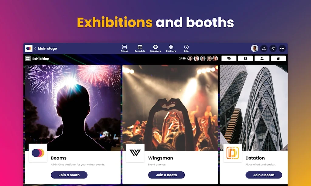 Beams Virtual Event Platform screenshot 7 of 12