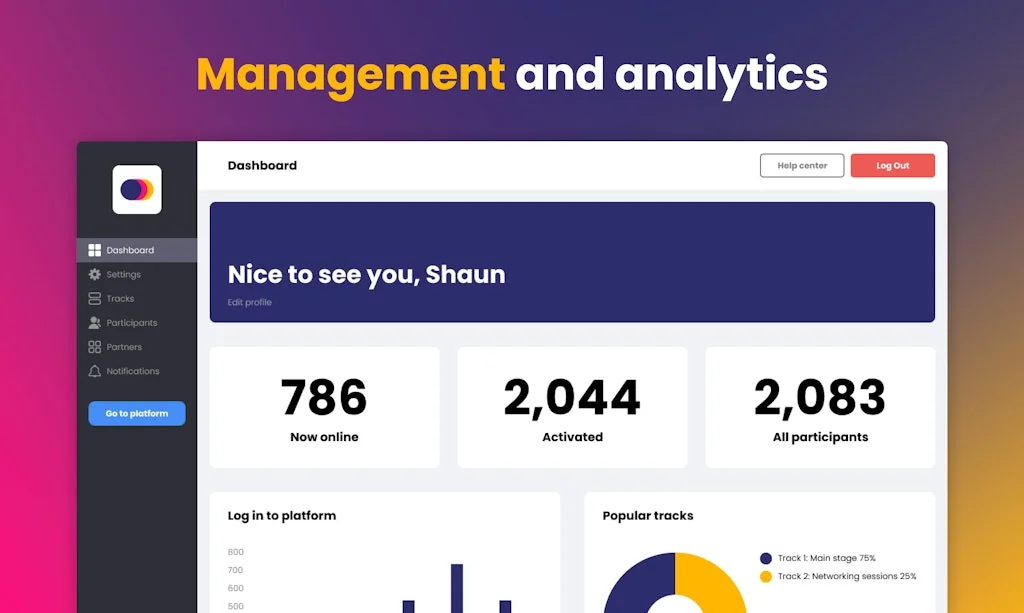 Beams Virtual Event Platform screenshot 9 of 12