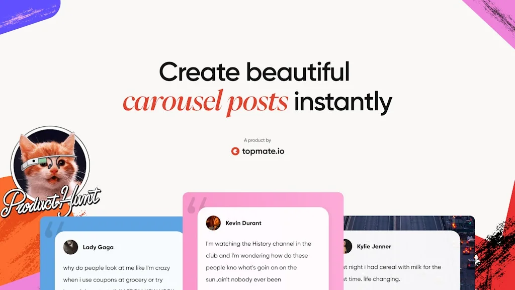 Beautiful LinkedIn Carousel Generator screenshot 1 of 3