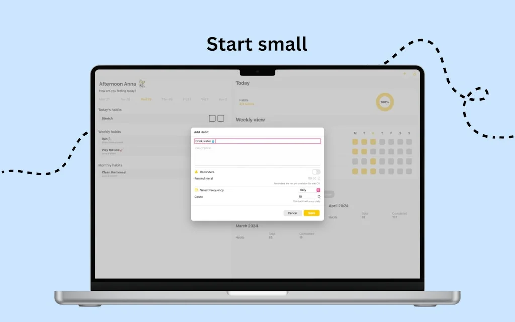 BeeBetter Habit Tracker screenshot 3 of 4