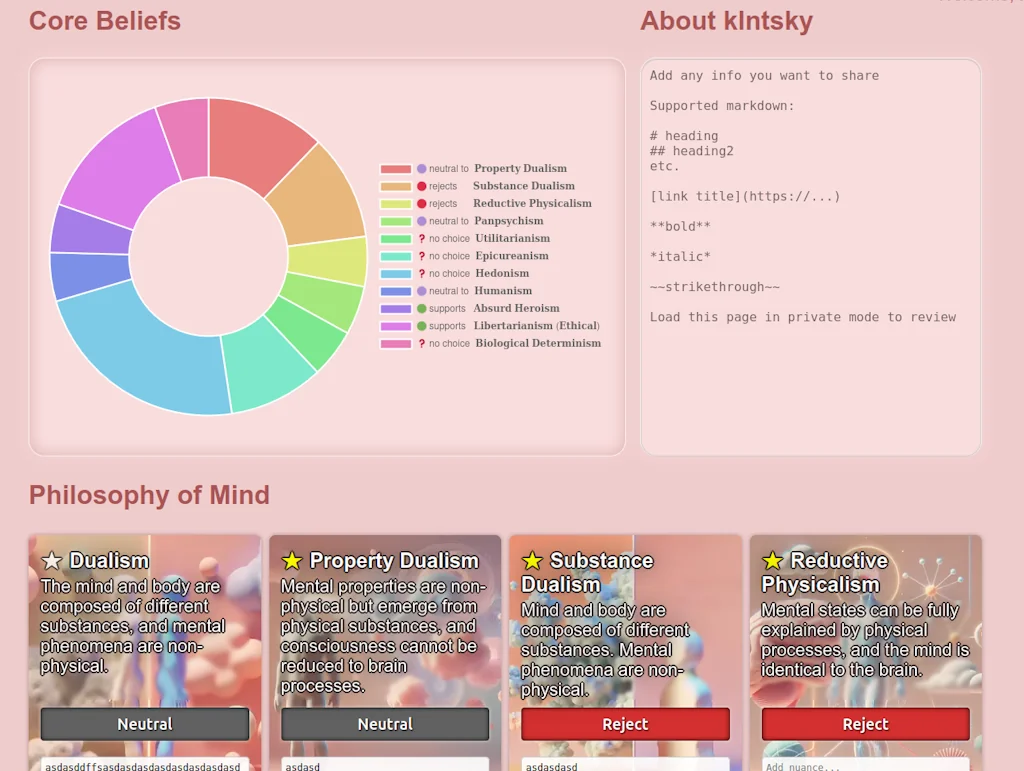 belief.garden screenshot 2 of 3