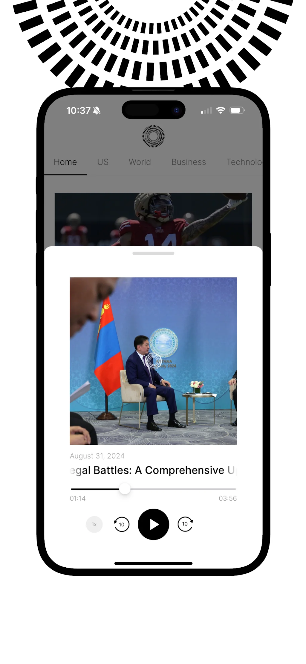 Belstad — Nonpartisan, AI-Powered News screenshot 6 of 6