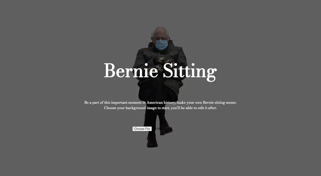 Bernie Sitting screenshot 1 of 2