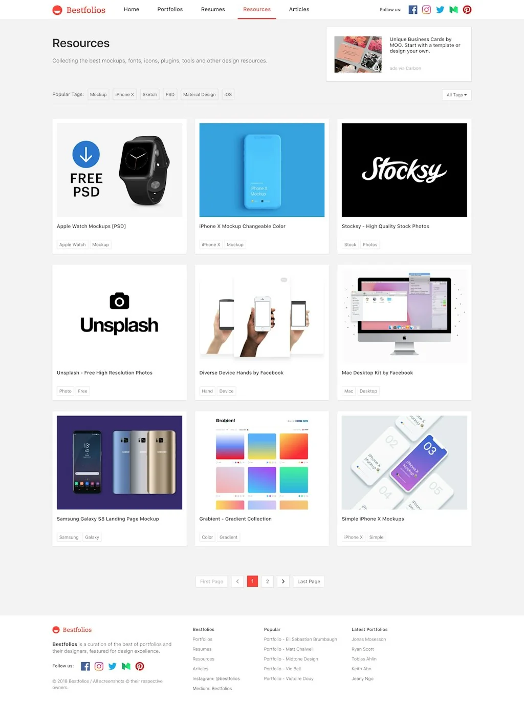 bestfolios.com screenshot 1 of 4