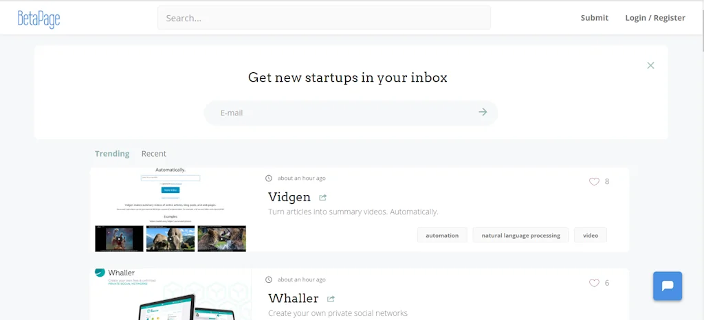BetaPage screenshot 2 of 3