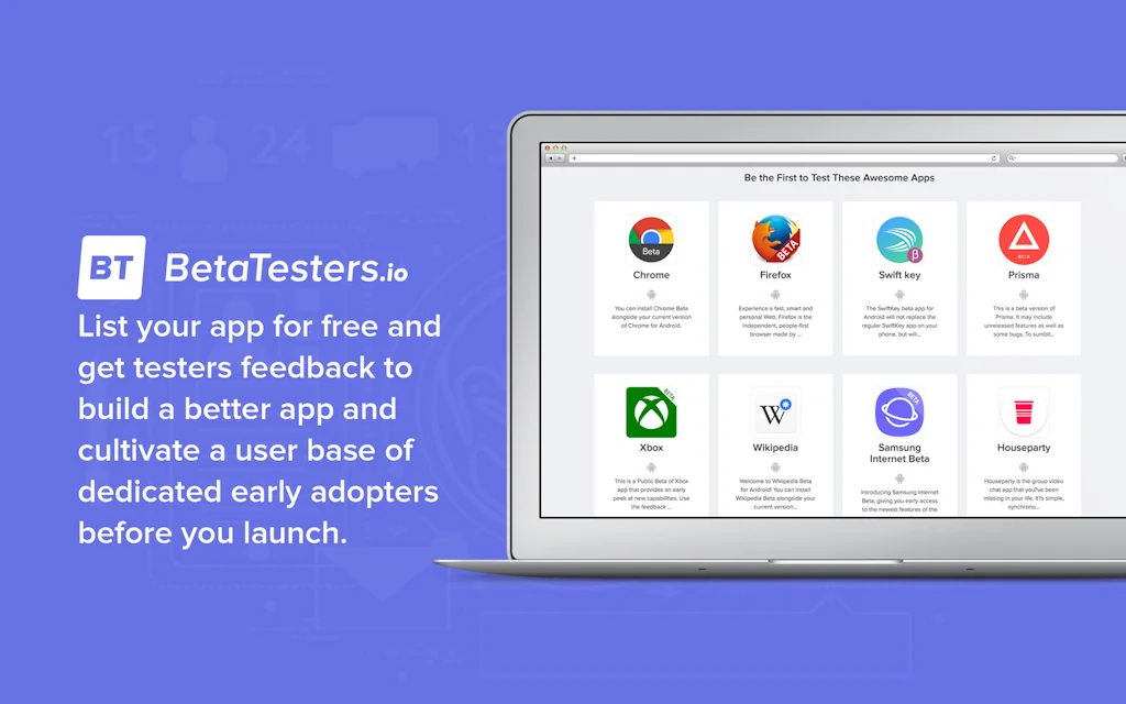 Betatesters.io screenshot 1 of 3