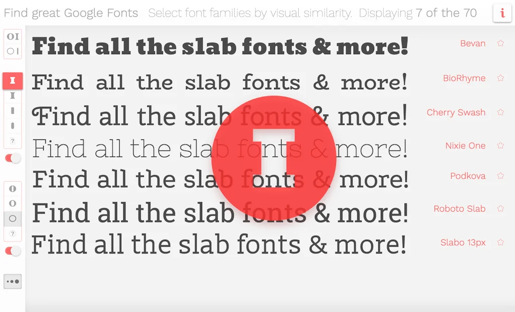 Better Google Font Finder screenshot 2 of 2