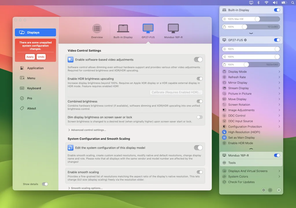 BetterDisplay screenshot 1 of 1
