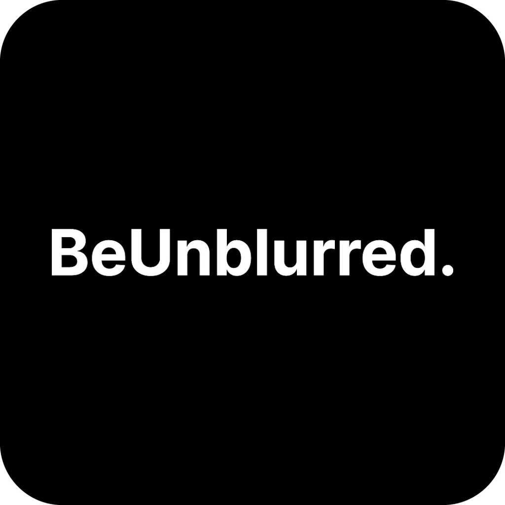 BeUnblurred. logo